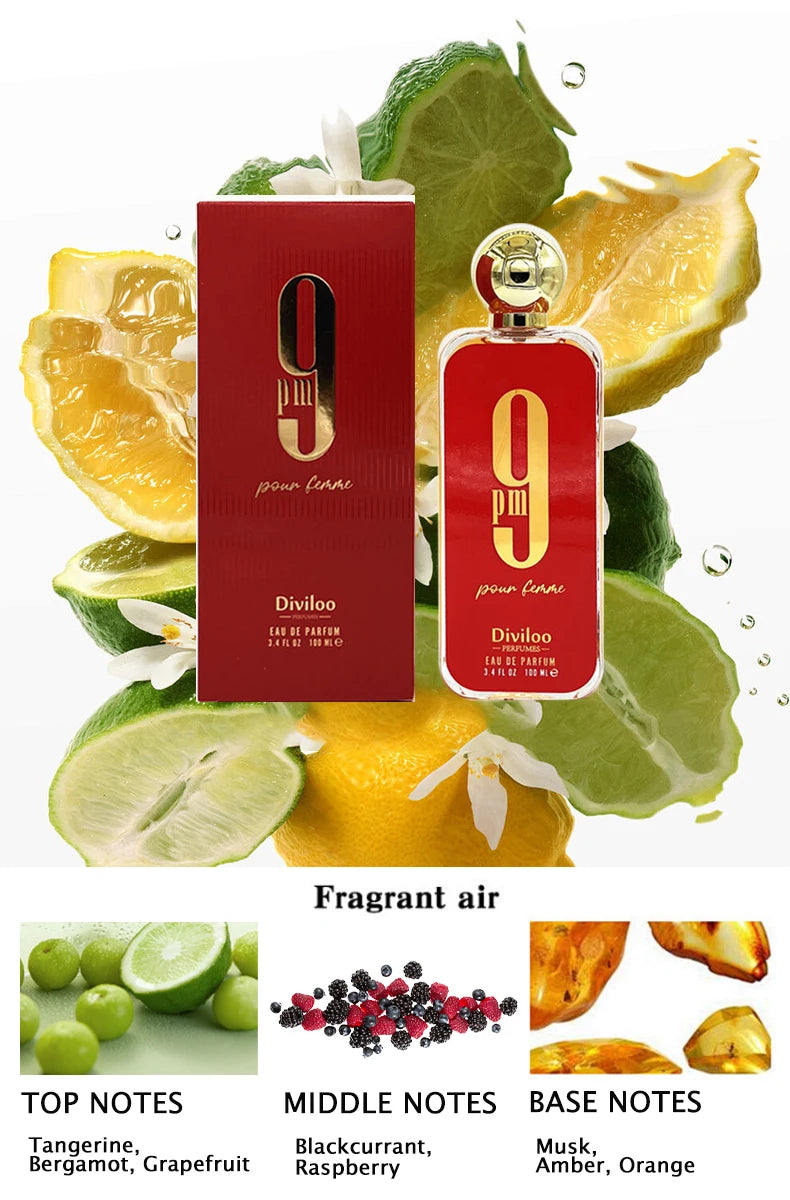 9PM Original 48h Men's Perfume  3.4oz Afnan Light Fragrance Long Lasting Fragrance Women'