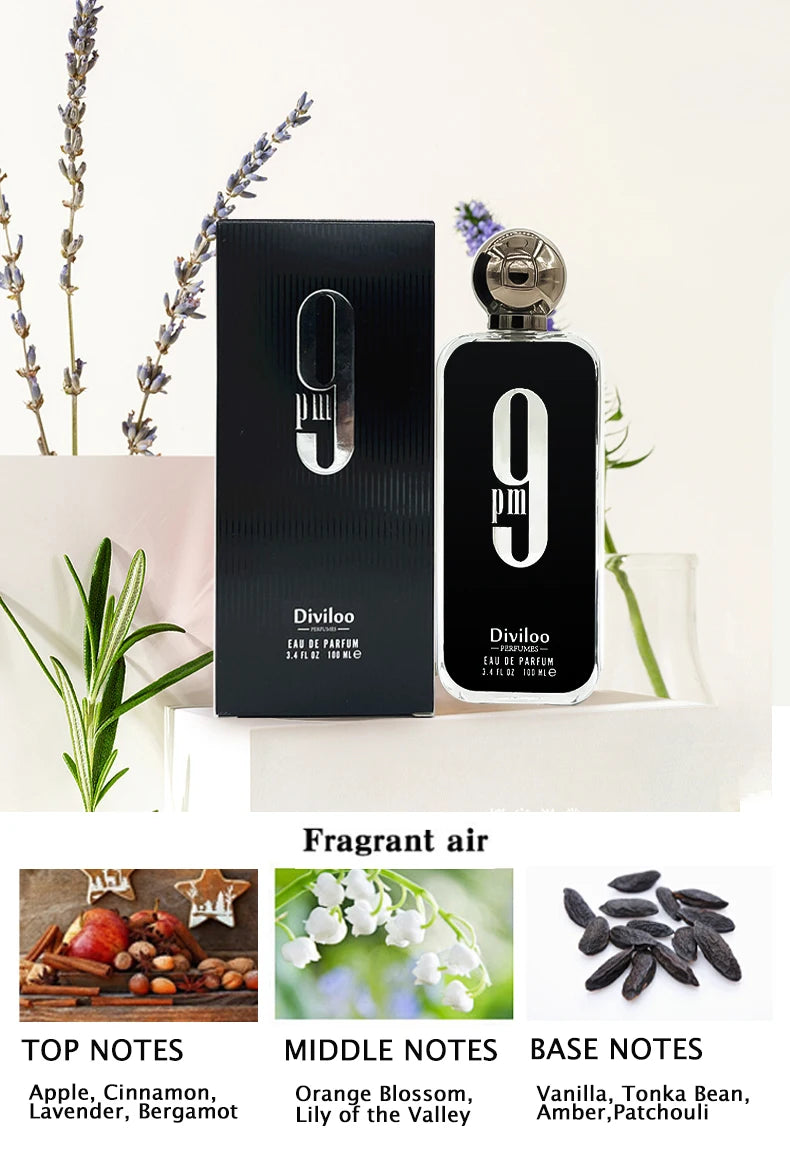 9PM Original 48h Men's Perfume  3.4oz Afnan Light Fragrance Long Lasting Fragrance Women'