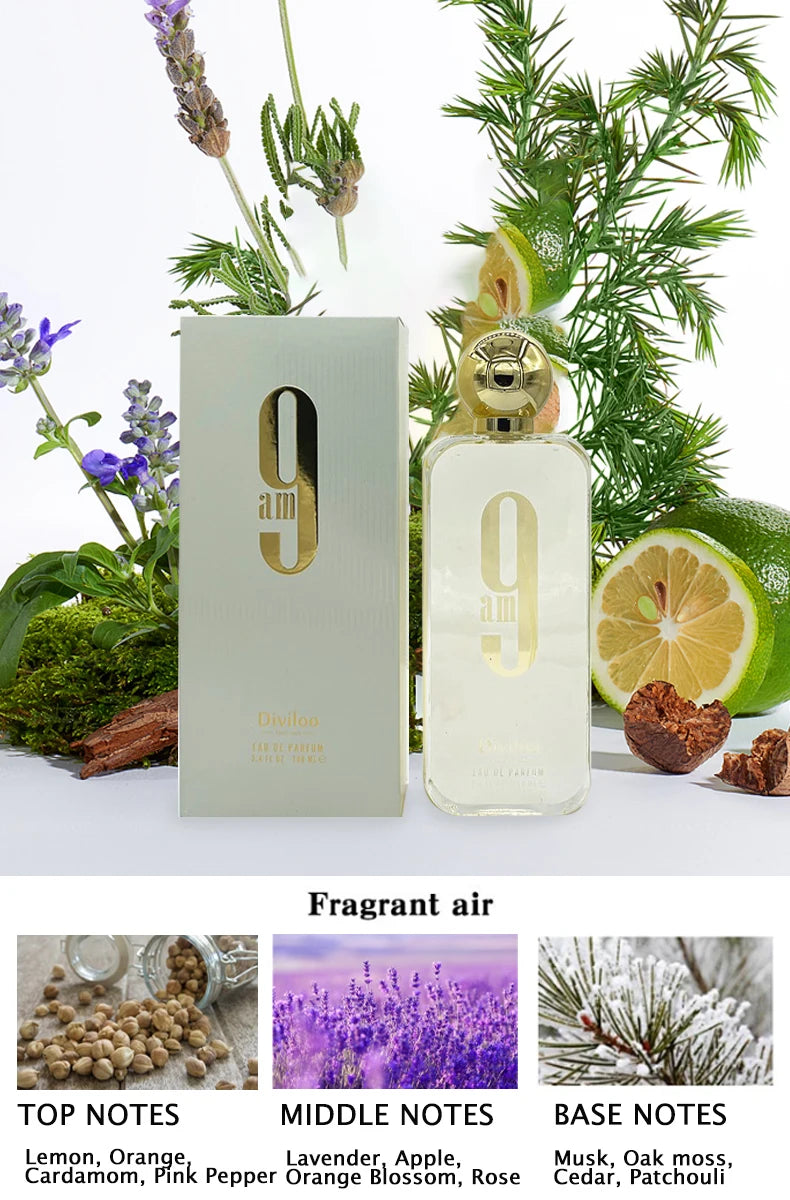 9PM Original 48h Men's Perfume  3.4oz Afnan Light Fragrance Long Lasting Fragrance Women'